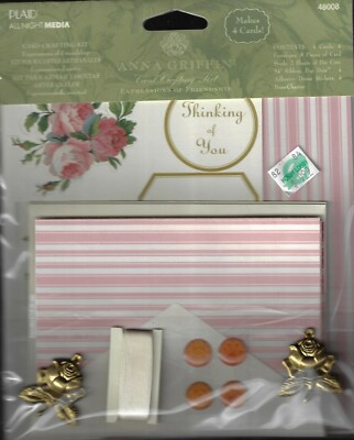 Plaid All NIght Media~Expressions of Friendship #48008~Card Crafting Kit-  New