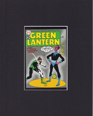 8X10'' Matted Art Print DC Comics Book Cover: Green Lantern #18 (1963) 2nd Series