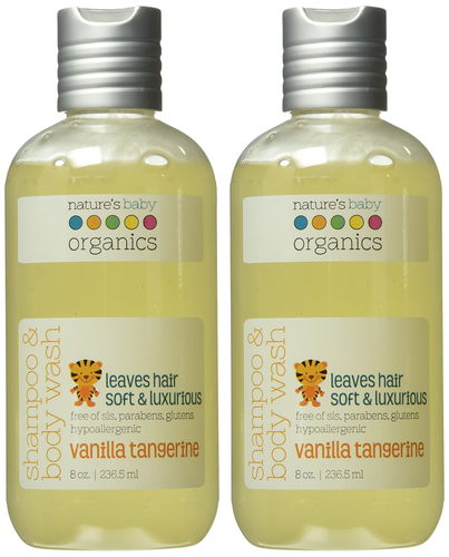 Nature's Baby Organics Shampoo & Body Wash, Vanilla Tangerine, 8 oz | Babies, |