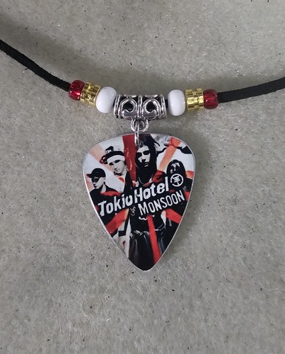 アクセサリー BWL hard rock hotel guiterpick pendant Handmade Tokio Hotel Aluminum Guitar Pick Necklace | eBay