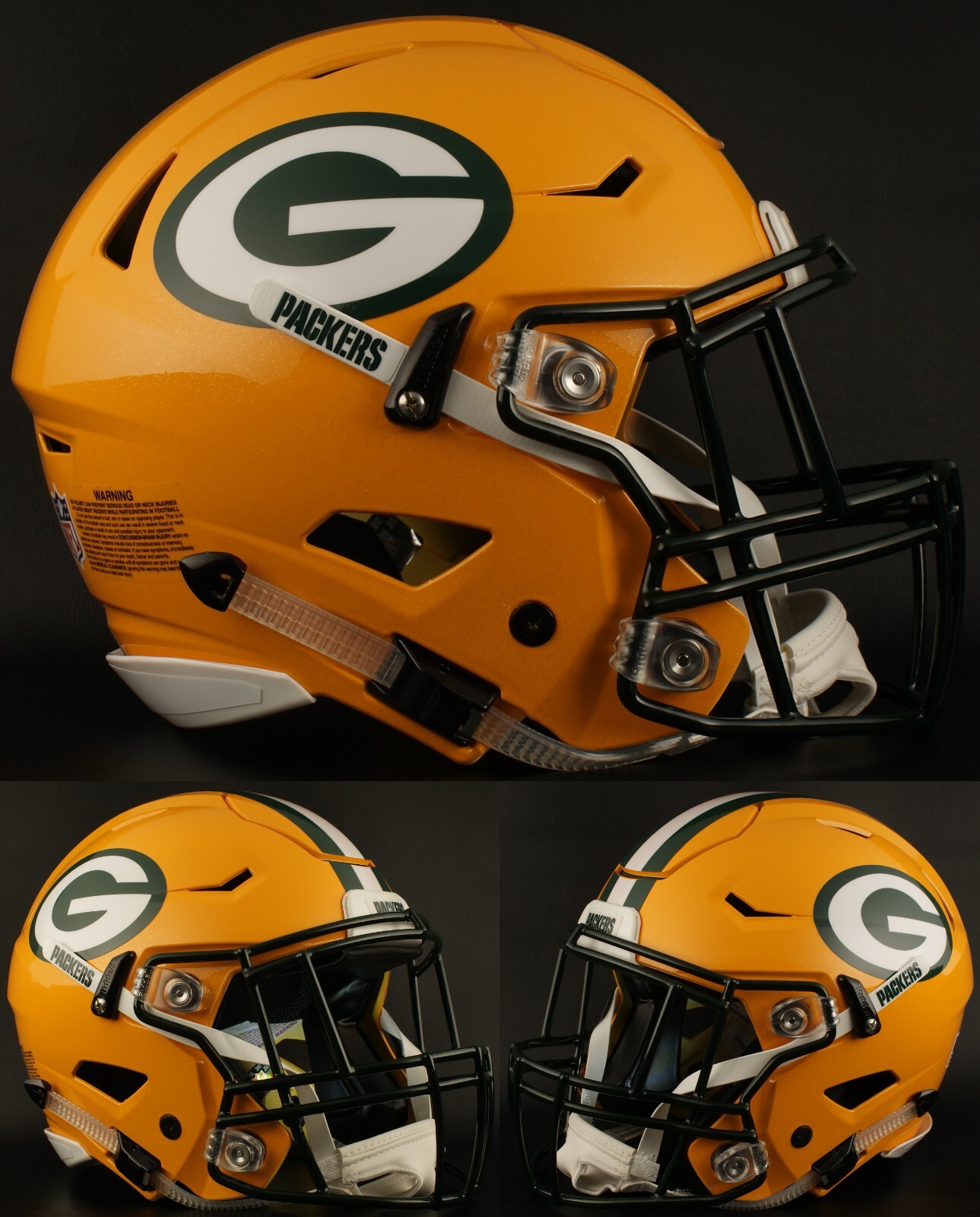 Green Bay Packers Riddell ヘルメット　Lサイズ Green Bay Packers Replica Speed | Replica Full Size | NFL