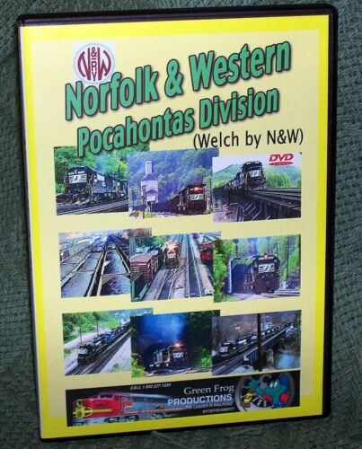20430 TRAIN RAILROAD DVD "NORFOLK SOUTHERN OLD N&W POCAHONTAS DIVISION"