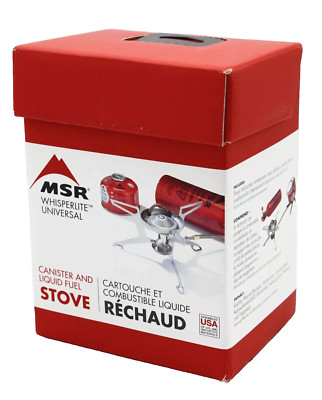 NEW! MSR WhisperLite Universal Compact Hybrid Fuel Camping and Backpacking Stove