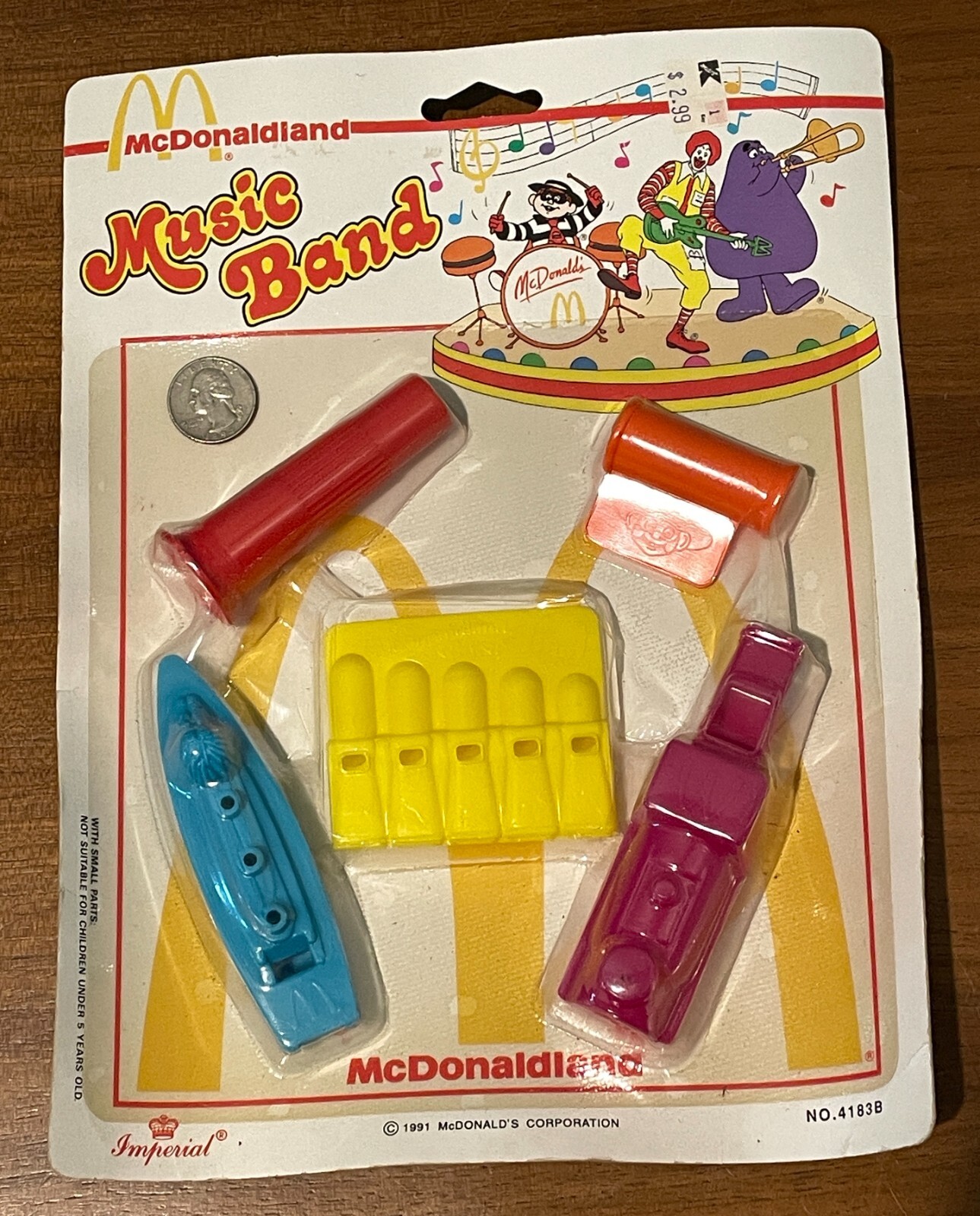 マクドナルド　McDonald's McDoodle バンド　香港　2001年 McDonald's Happy Meal Toys 2001 – McDoodle Band – Kids Time