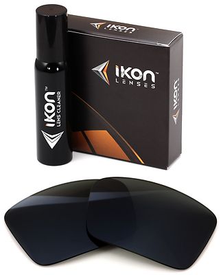 Polarized IKON Replacement Lenses For Oakley Triggerman Sunglasses Black