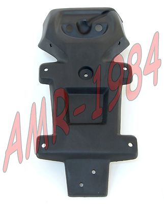 PORTATARGA POSTERIORE APRILIA TUAREG RALLY 50 1990 IN PLASTICA NERO  AP8226119