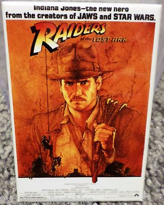 Indiana Jones Raiders Lost Ark Movie Poster 2'' x 3'' Refrigerator Locker MAGNET