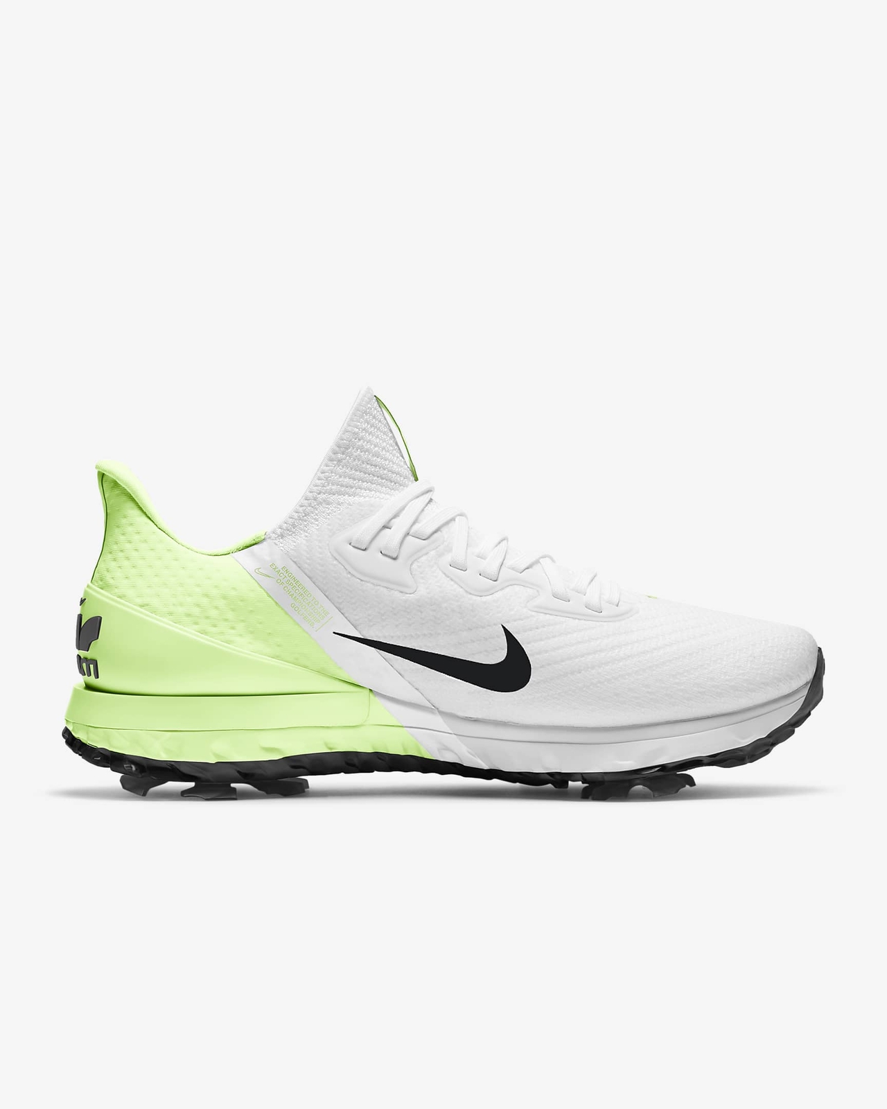 

Кроссовки Nike Air Zoom Infinity Tour WIDE White Volt Green Black CT0541-110 sz 15 Golf, Белый, Nike Air Zoom Infinity