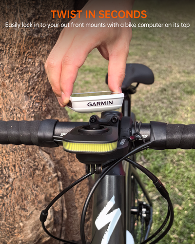 RAVEMEN FR300 for Garmin Wahoo Bicycle Head Light Bike Front Flashing Lighting