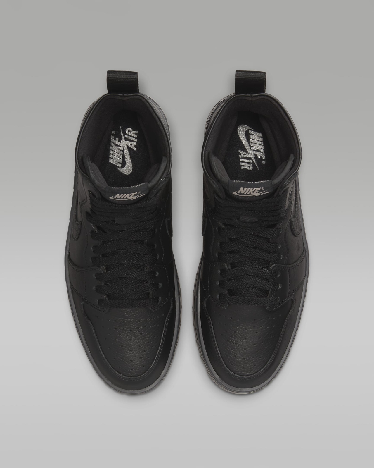 Pre-owned Nike Fj5737-001  Air Jordan 1 Brooklyn Black Flat Pewter (women's)