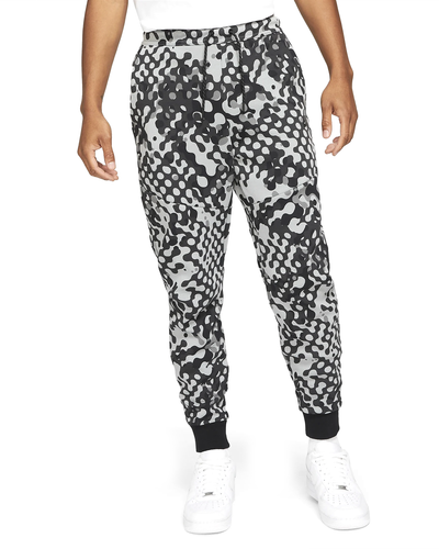 

Джоггеры Nike Sportswear Dark Smoke Grey/Black/Black Tech Fleece —