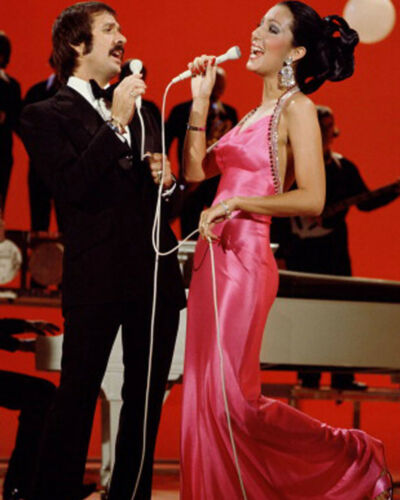 Sonny and Cher, 8x10 Color Photo 