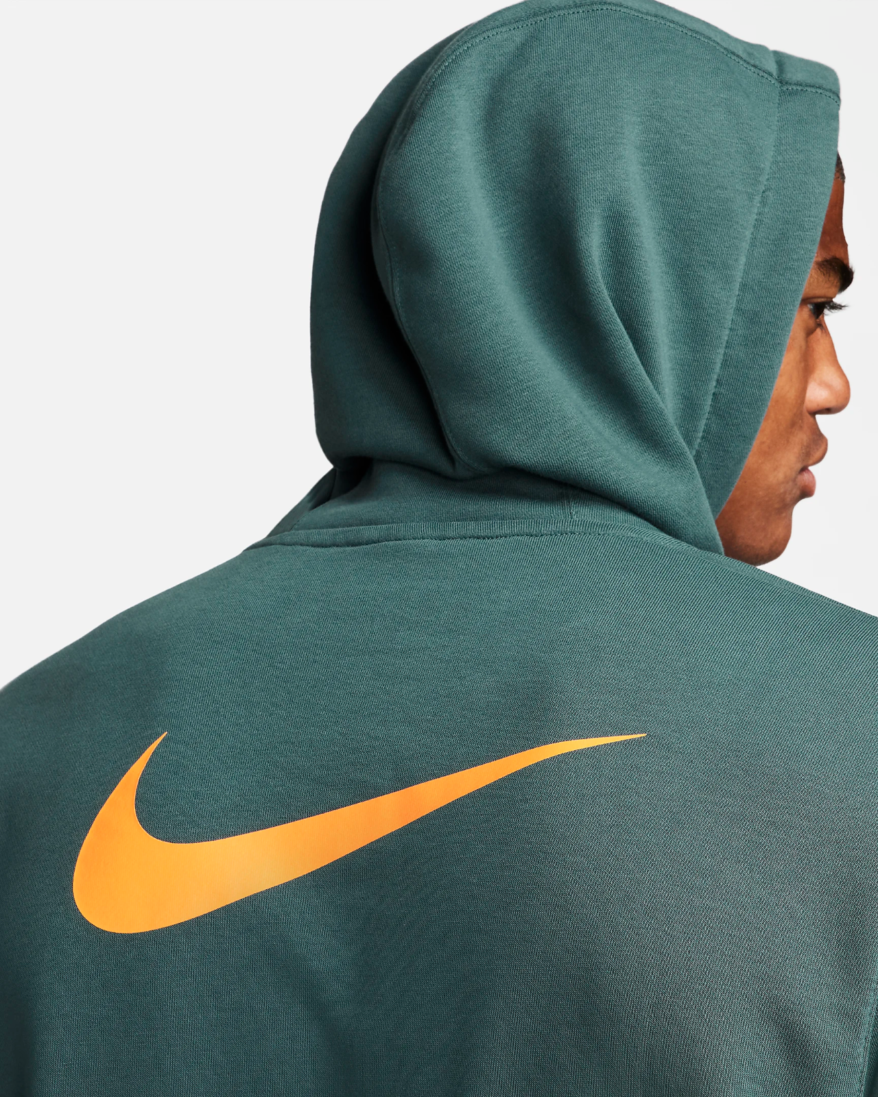 Nike Soccer Hoodie Club Fleece Pullover Top Jade FB6574-328