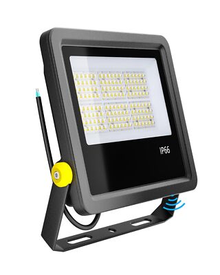 Flood Lights Outdoor 300W, 38400LM Stadium Lights Super Bright 5000K Commerci...