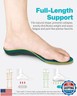 WalkHero Work Orthotic Inserts, Plantar Fasciitis Insoles for Men and Women, Arch Support Inserts for Heel Pain Relief, Boot Insoles with Max Cushion,Standing All Day Mens 8-8.5 | Womens 10-10.5