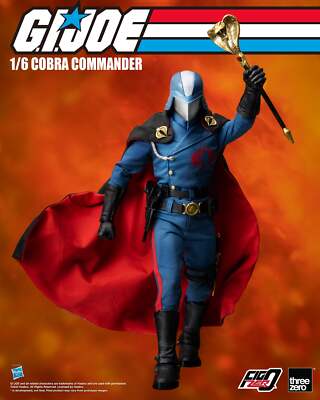 Threezero Cobra Commander GI Joe Threezero 1/6 Scale Action Figure