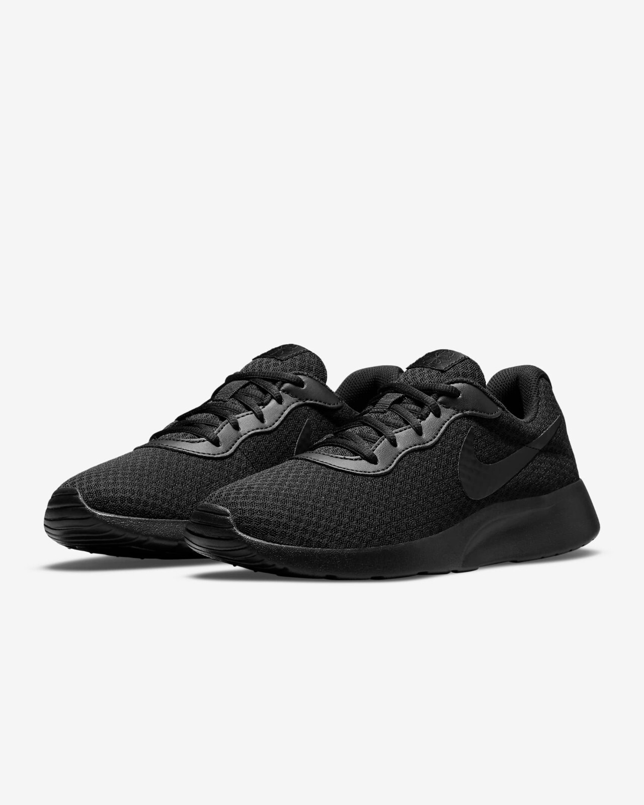 Повседневные кроссовки на шнуровке Nike TANJUN Womens Black/Black-Barely Volt DJ6257-002