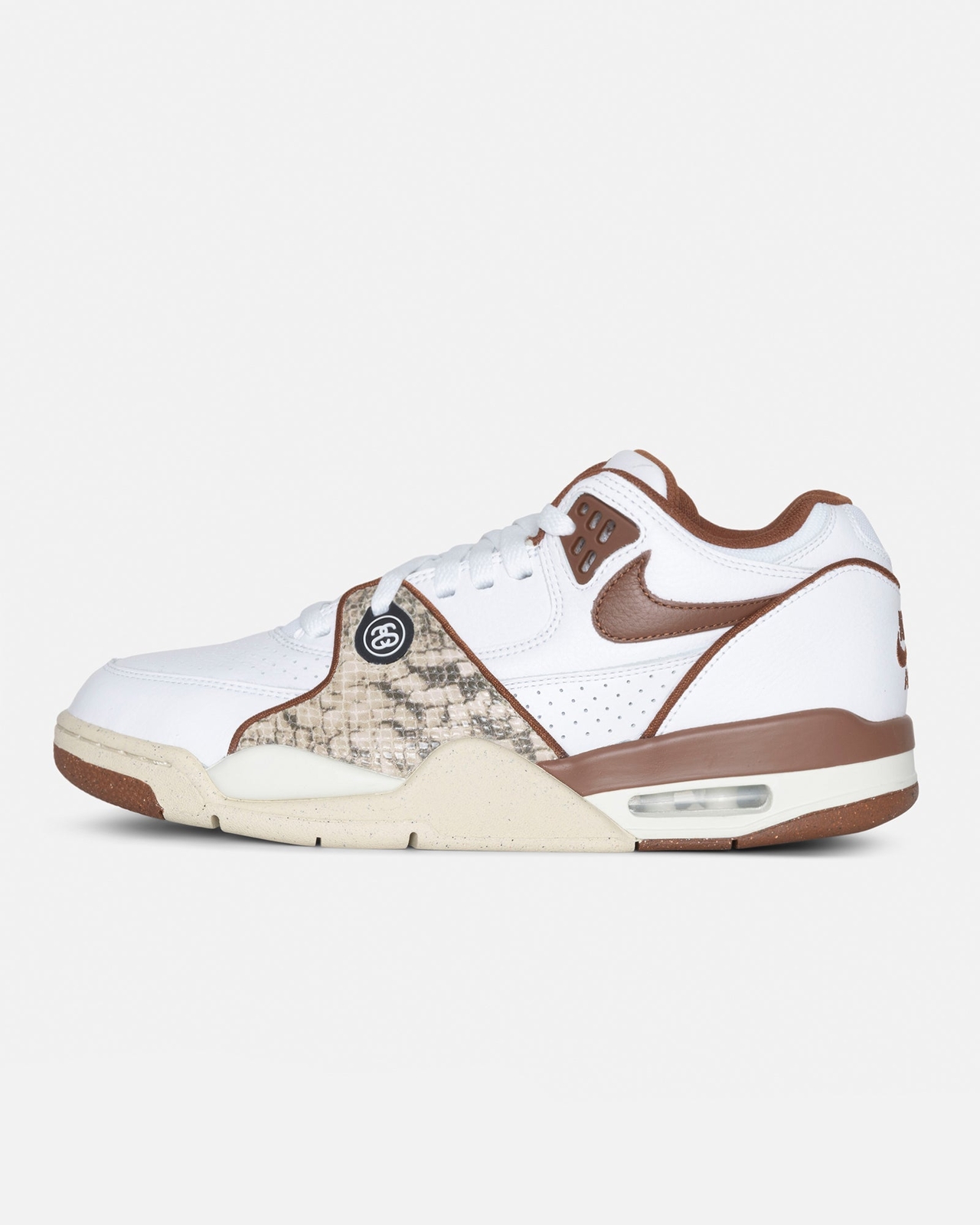 FD6475-100 Stussy Nike Air Flight 89 Low SP White and Pecan FD6475-100 Stussy Nike Air Flight 89 Low SP White and Pecan