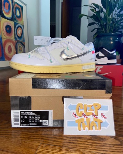 Nike Dunk Low x Off White Lot 1 of 50 (Lot #1) Size 10.5 Nike Dunk Low x Off White Lot 1 of 50 (Lot #1) Size 10.5