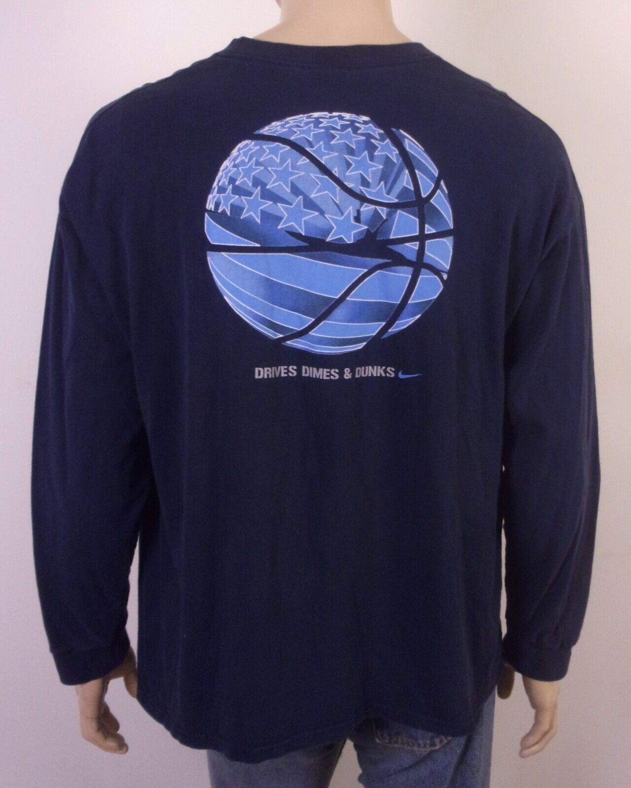 vintage 00s Y2K Nike rare United Ballers LS T-Shirt Drives vintage 00s Y2K Nike rare United Ballers LS T-Shirt Drives