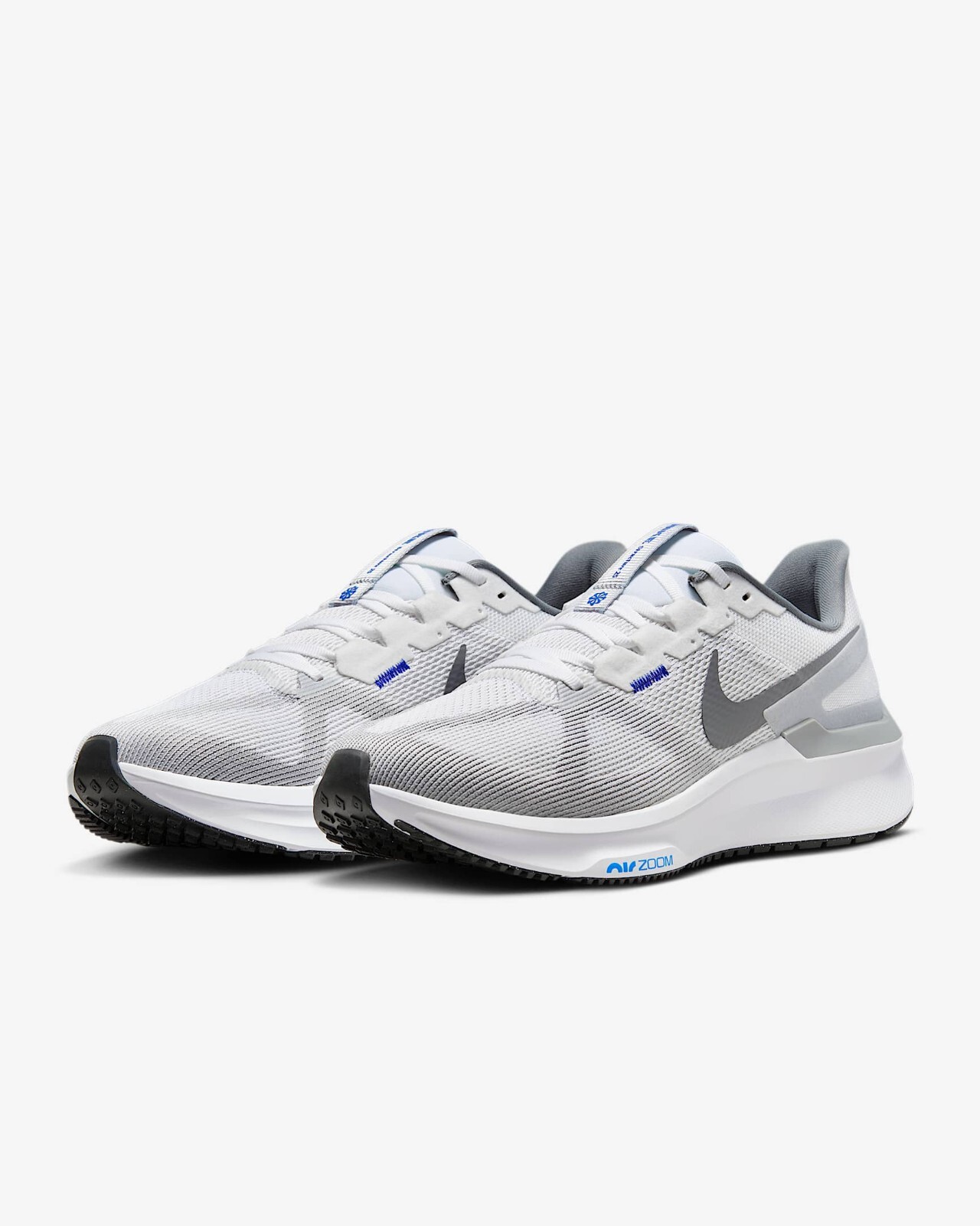 Nike Air Zoom Structure 25 White Grey Blue 6-13 Size DJ7883