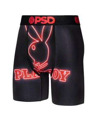 PSD Underwear Men's RHD Neon Boxer Brief Black 2X-Large