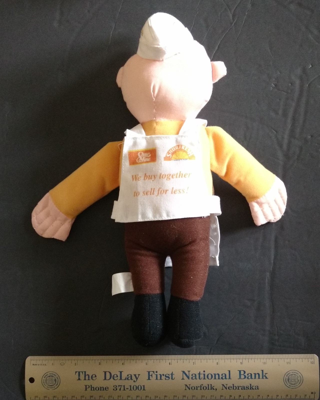 Your Friendly Neigborhood Grocer Shurfine Sam Advertising Figure for Affiliated