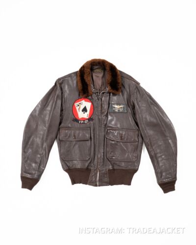 USN G-1 FLIGHT JACKET L.W. FOSTER MIL-J-7823 (AER) AMEND #2 USN G-1 FLIGHT JACKET L.W. FOSTER MIL-J-7823 (AER) AMEND #2