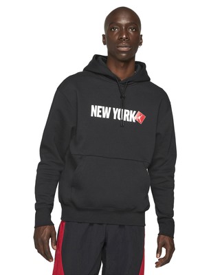 

Мужская толстовка с капюшоном Jordan Black New York City Pullover, Черный