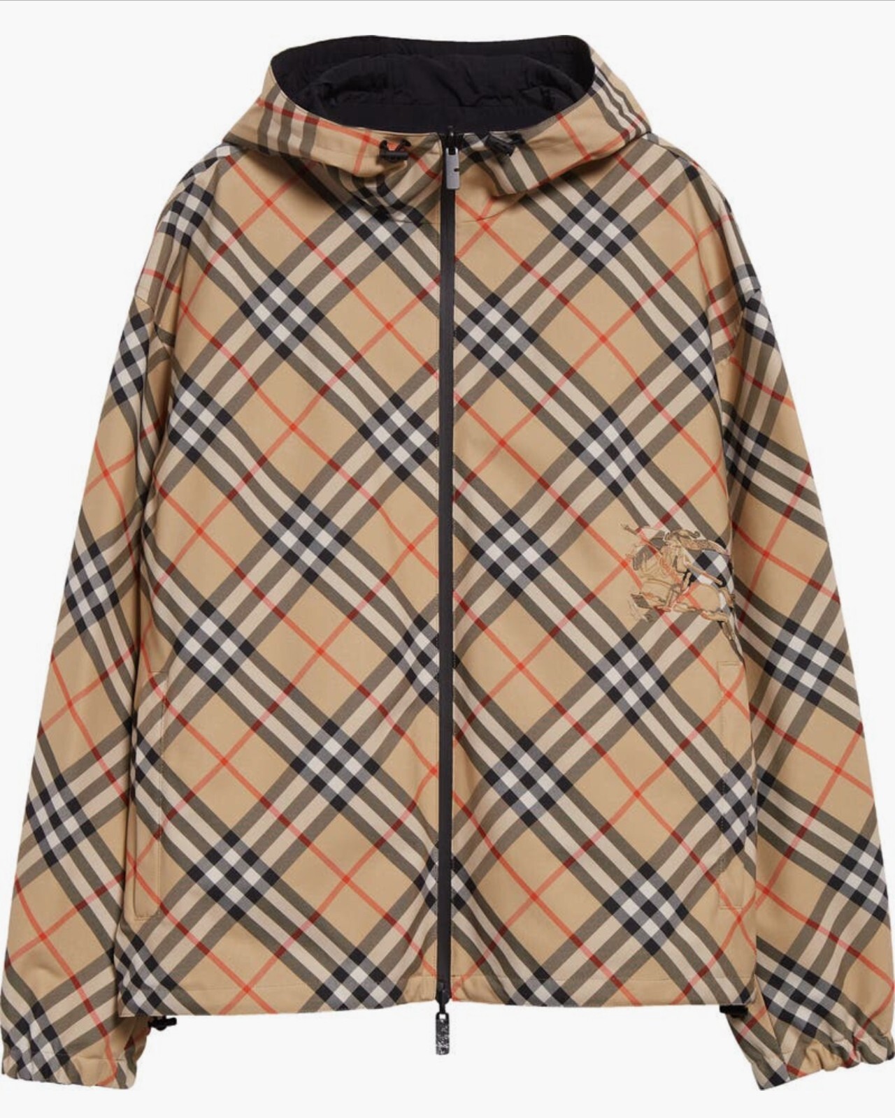 Burberry Trafford Check Reversible Jacket Men's Medium New