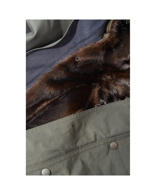 LARDINI LARDINI KLASSISCHE BAUMWOLLJACKE - JACKETS - ARMY -SIZE 56