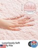 ILANGO Pink Toilet Rugs U Shaped 22