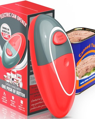 Electric Automatic Can Opener Smooth Edge Kitchen Gadgets for Weak Hands