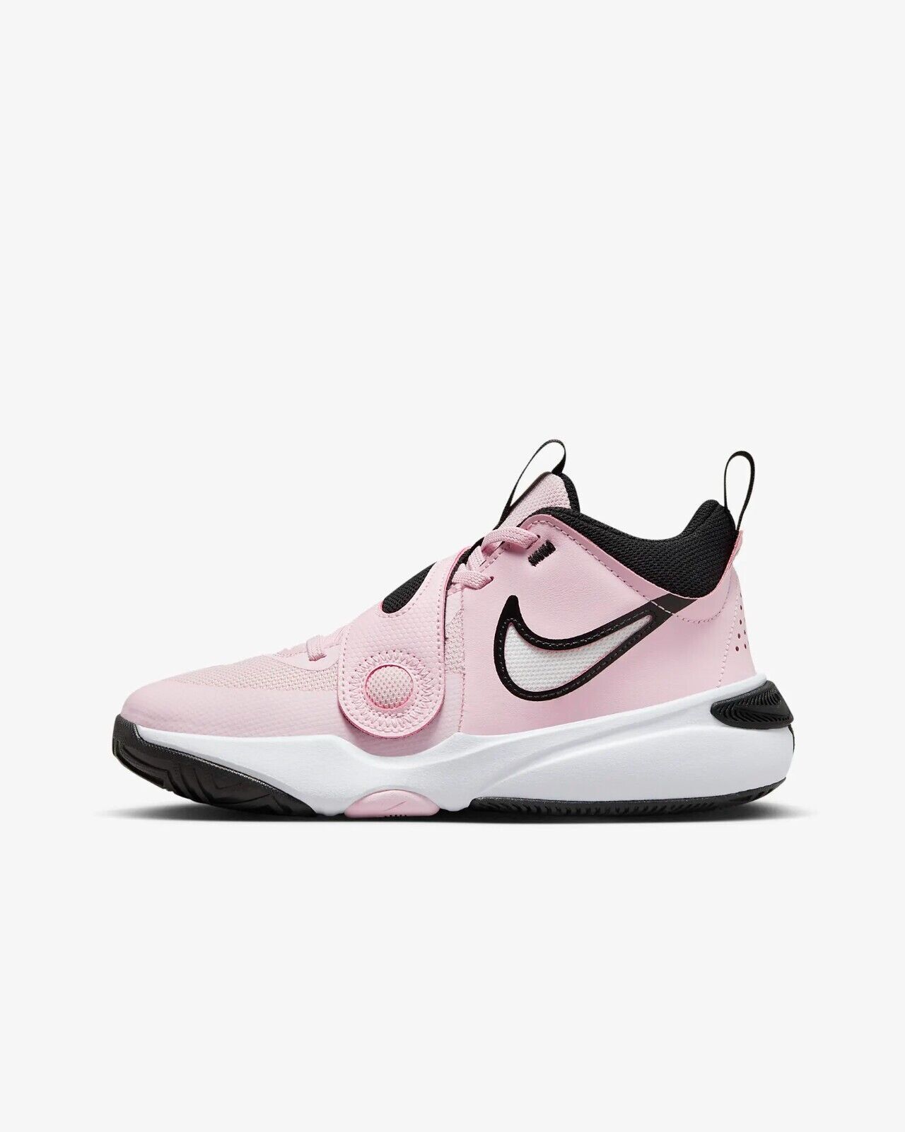 Big Kid's Nike Team Hustle D 11 Pink Foam/Summit White-White Big Kid's Nike Team Hustle D 11 Pink Foam/Summit White-White