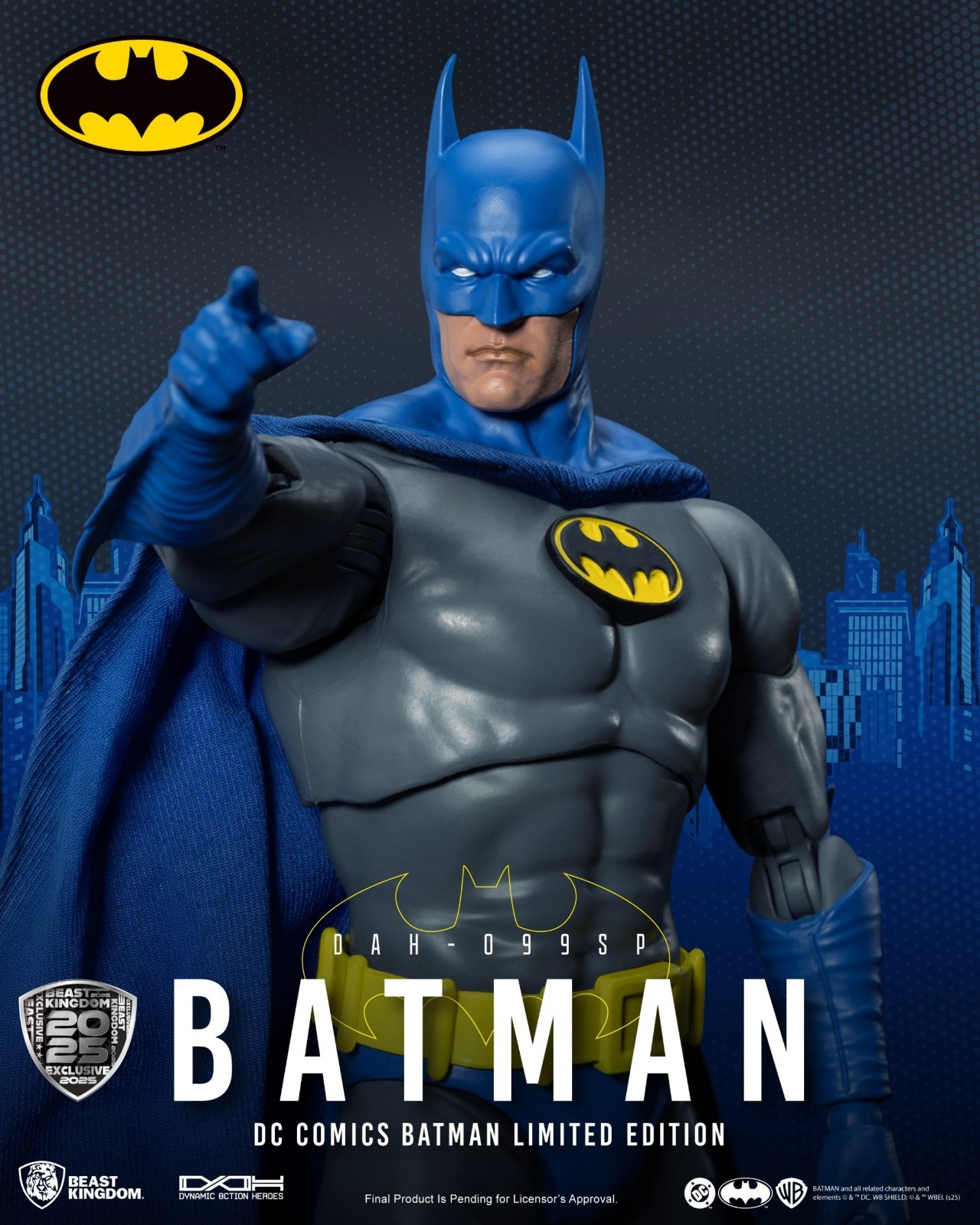 DC BATMAN 限定版 2025 SDCC EXCLUSIVE DAH-099SP DC Comics Batman Limited