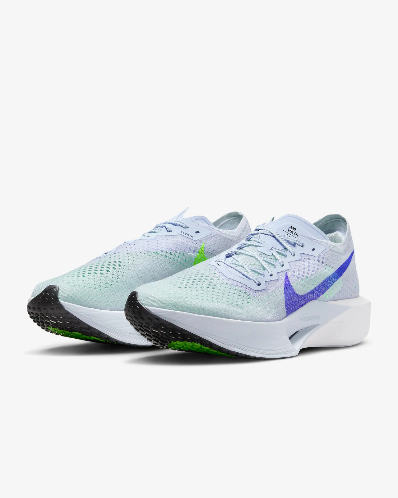 Nike ZoomX Vaporfly Next% 3 Racing Shoes Grey / Blue / Green