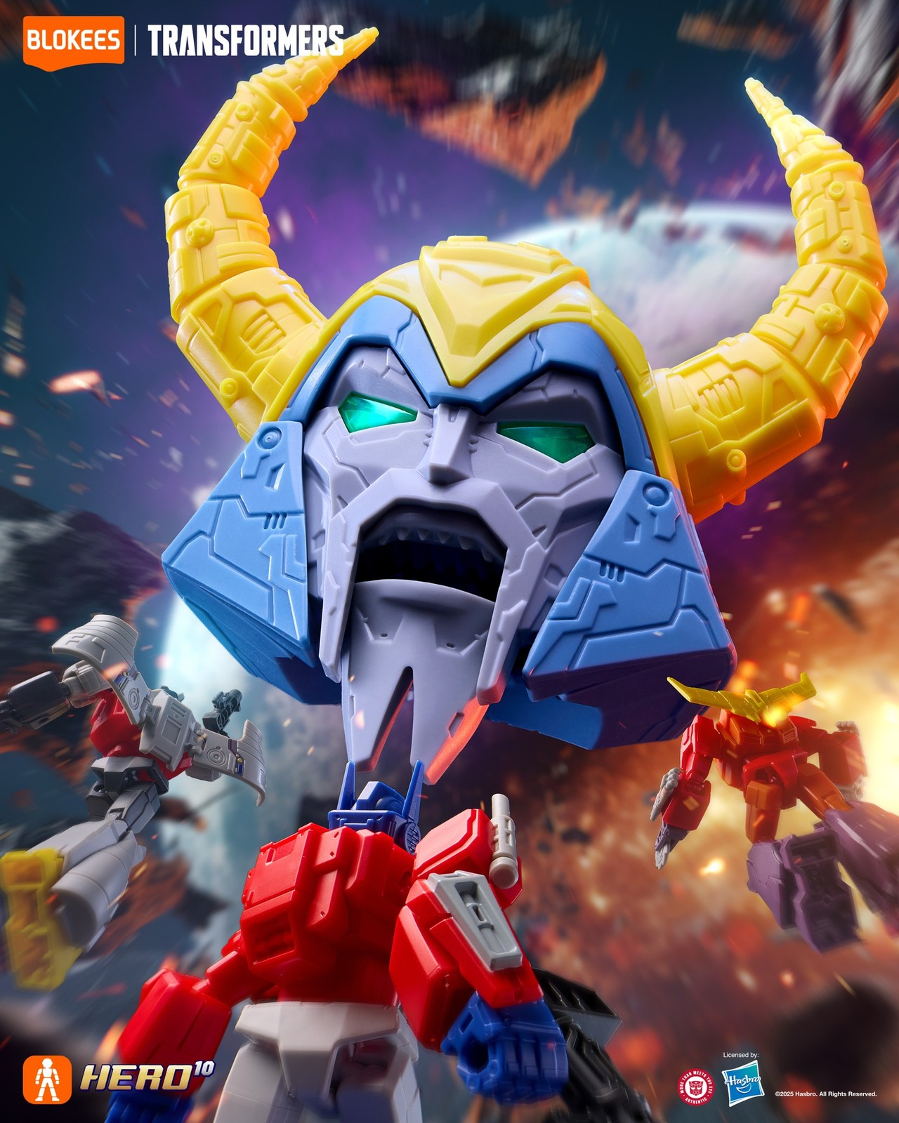 その他 Transformers Unicron Transformers Unicron Head Blokees Galaxy Version 08 Action