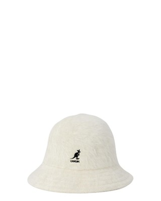 Kangol Angora Modal Nylon Womens White Cap  -  Hats -Size S