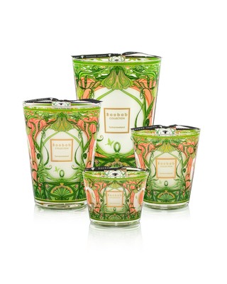 Pre-owned Baobab Collection - Candle Tomorrowland - Lily Of The Valley-moss-pear - Max16 In Green