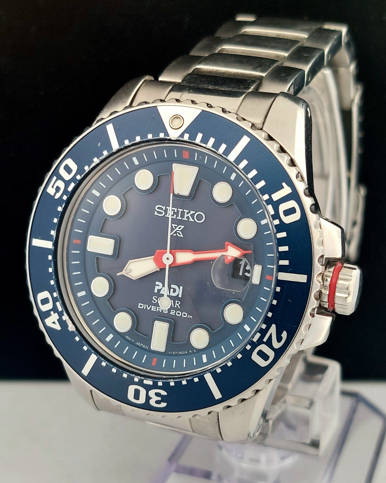 SEIKO　PROSPEX　AIR DIVER’S 200ｍ　V157-0BT0 Seiko Prospex AIR DIVER'S 200m V157-0BT0 Black Dial Solar