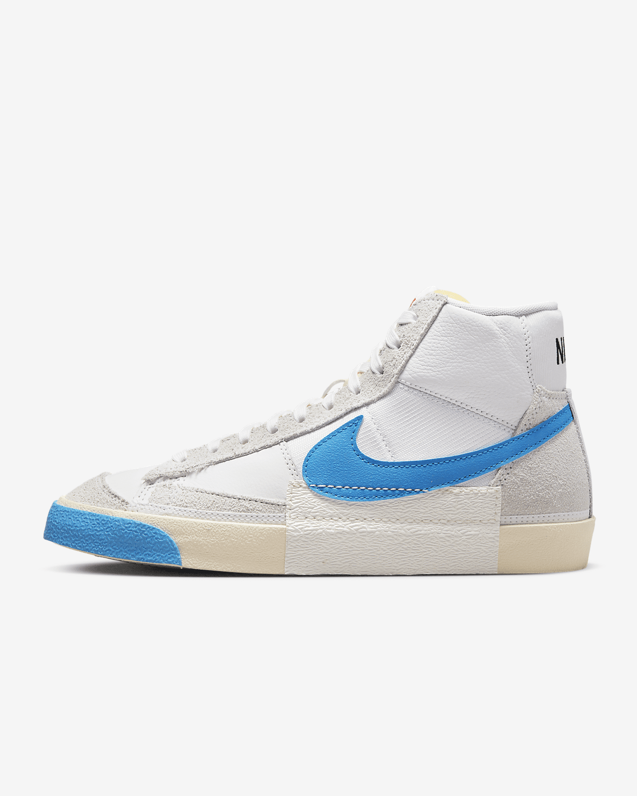 

Кроссовки NIKE Blazer Mid Pro Club DQ7673-102 «Белый/Пляж», White / beach / photo blue, Nike Blazer