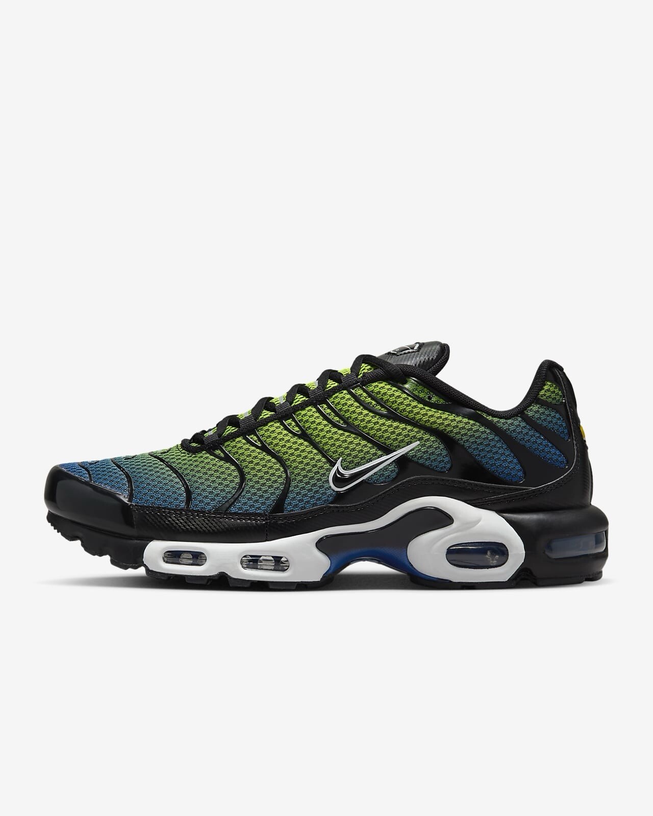 Nike Air Max Plus Tuned TN 1 Black Blue Volt Royal Checker