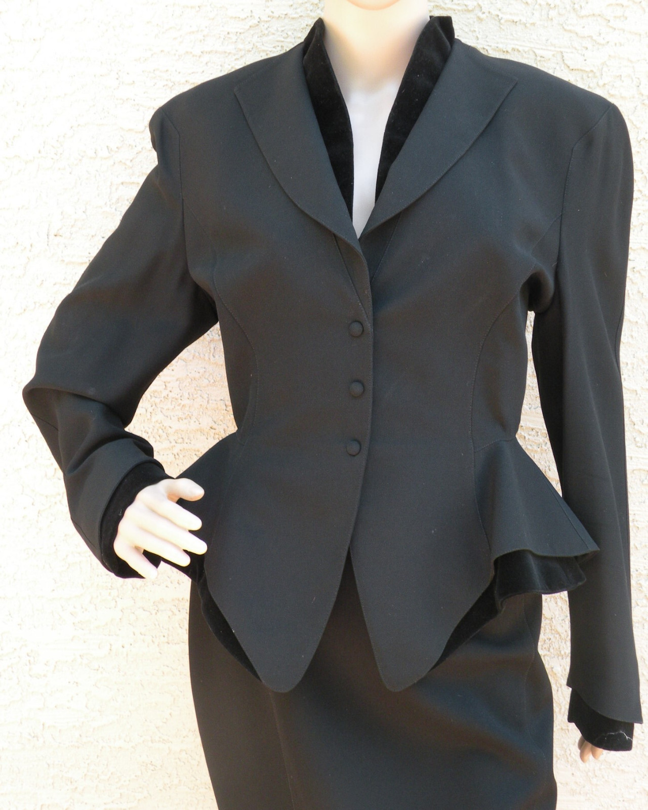 【ティエリーミュグレー】ジャケット Thethierry Mugler Lighnting Blazer 1988 1989 