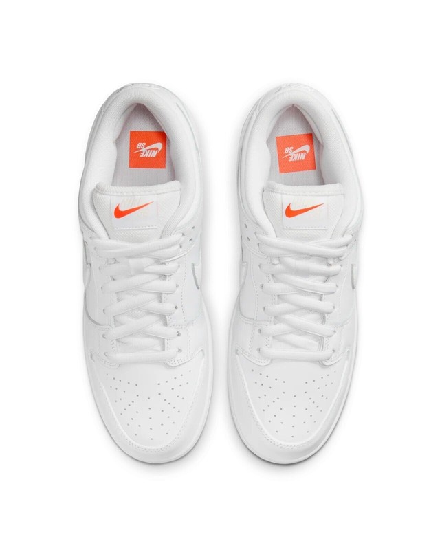 Nike SB Dunk Low Pro ISO Triple White FJ1674-100 Men's | eBay