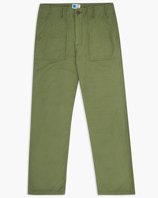 JAPAN BLUE JAPAN BLUE REGULAR STRAIGHT MODERN MILITARY BAKER PANT - OLIVE OD