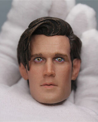 1/6 Eleventh Doctor Matthew Robert Smith Head Sculpt Carved Model Fit 12'' Figur