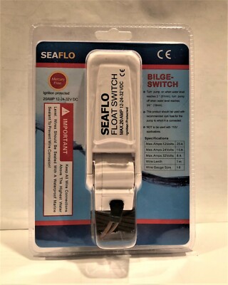 Seaflo Boat Float Switch for Bilge Pump Marine Submersible Pump Automatic Switch