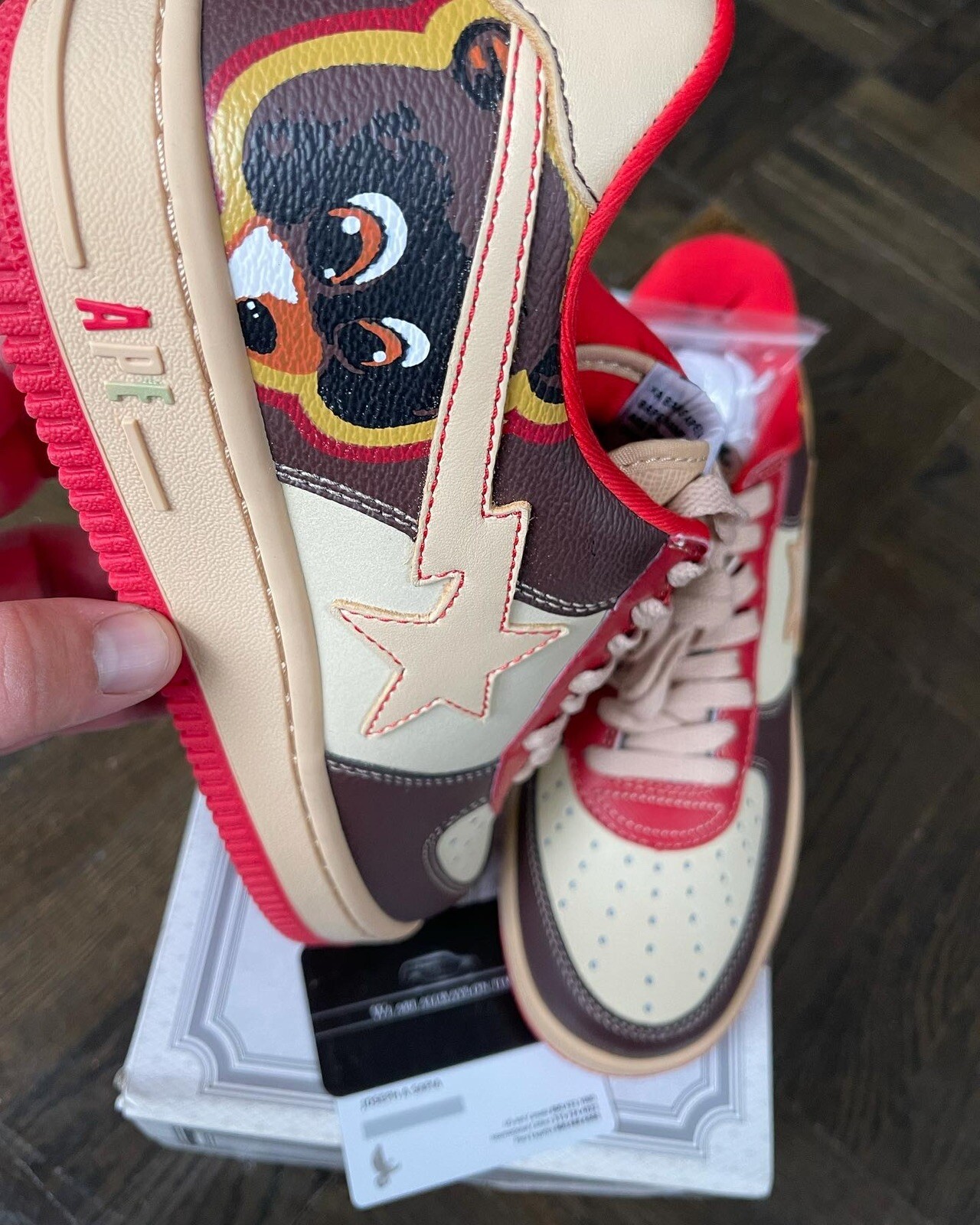 A Bathing Ape Bape-Sta Kanye West 2007 Size US 8.5 Dead Stock (small  Blemish ): купить с доставкой из США, цена 2 922 402 руб - (165262348566)