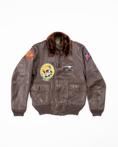 KOREAN WAR USMC 55J14 G-1 FLIGHT JACKET A. PRITZKER & SONS KOREAN WAR USMC 55J14 G-1 FLIGHT JACKET A. PRITZKER & SONS