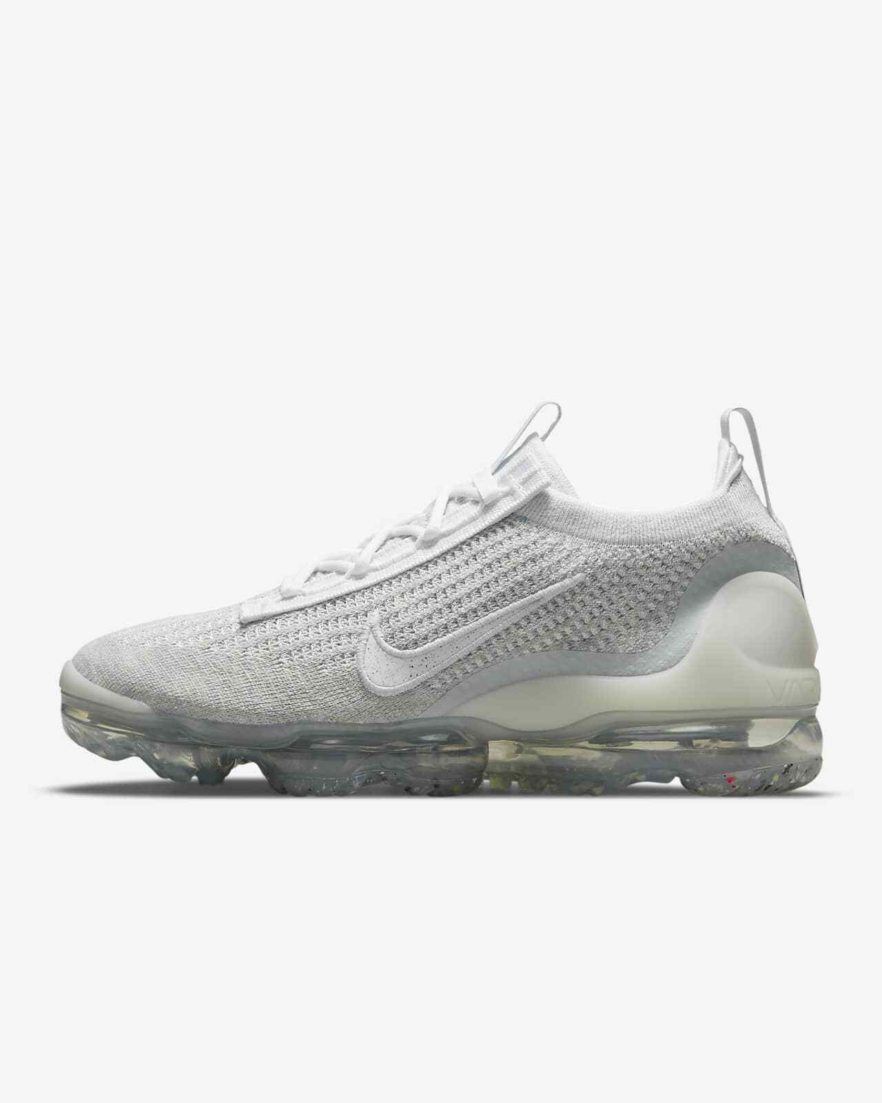 

Женские кроссовки Nike Air Max Vapormax 2021 Flyknit White Platinum DC4112-100 размер 6,5, Белый, Nike Air Max VaporMax